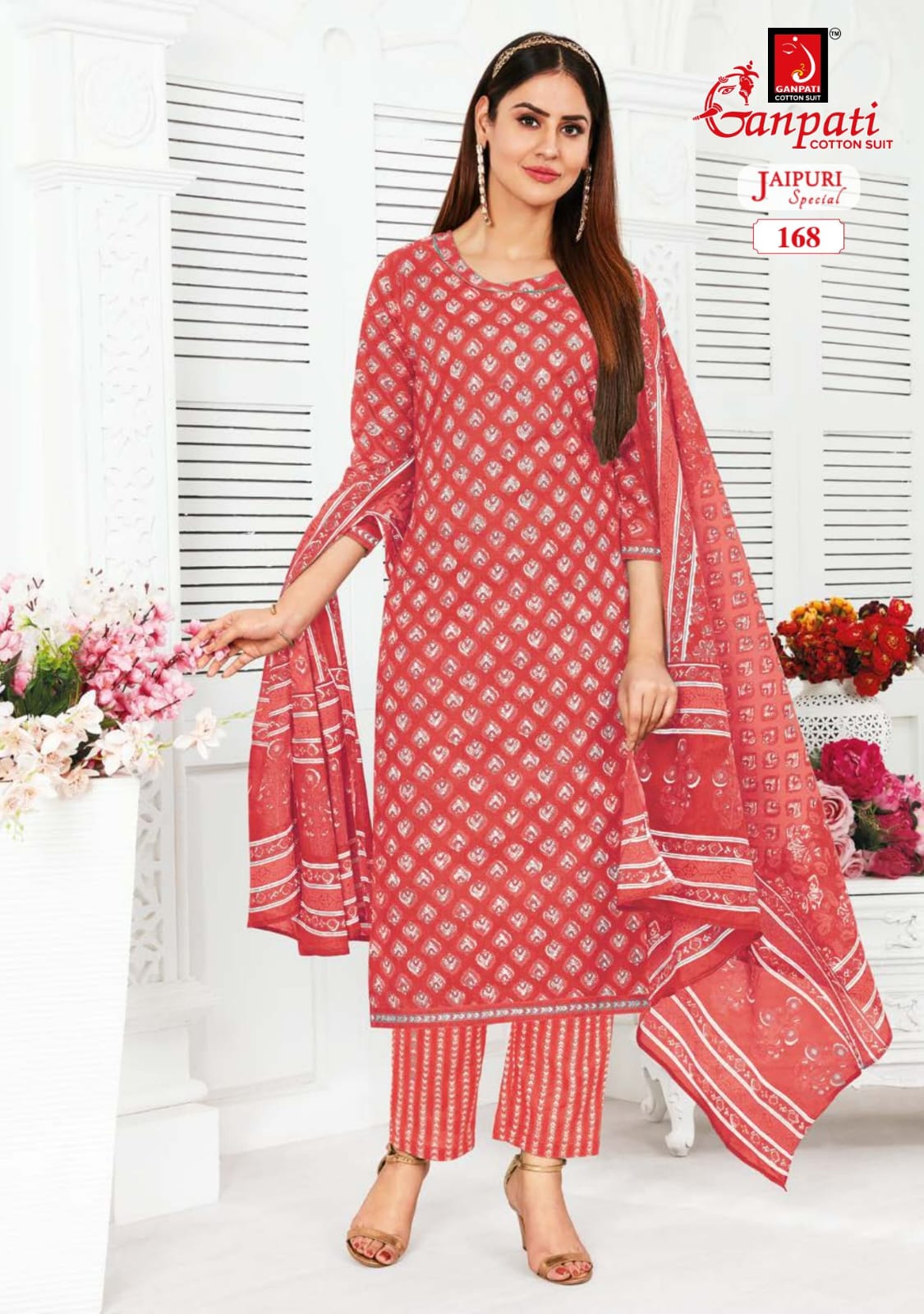 Jaipuri Special Vol 5 By Ganpati Cotton Dress Material
